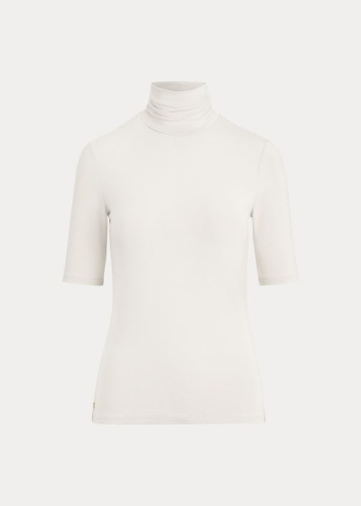 Women's Ralph Lauren Jersey Turtleneck Tops | 190735XSP